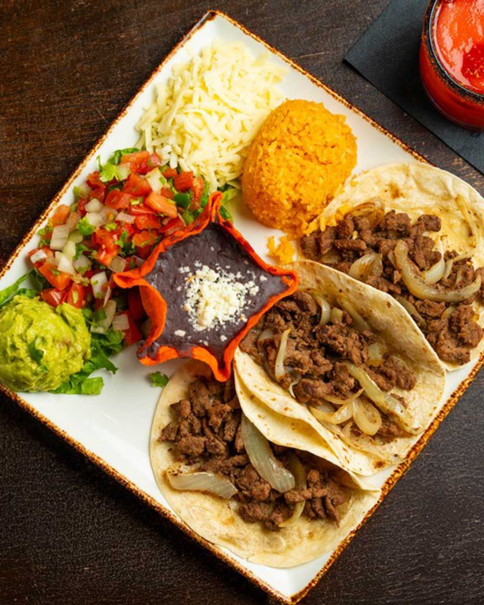 A plate of food at Veracruz Cafe in Dallas Texas