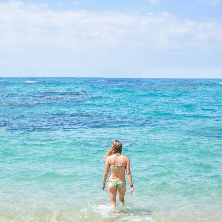 Bailey-swims-at-a-Nungwi-Beach-Zanzibar Tanzania