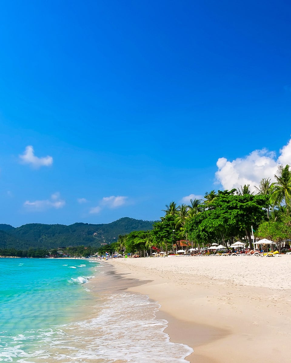 Chaweng Beach in Koh Samui Thailand