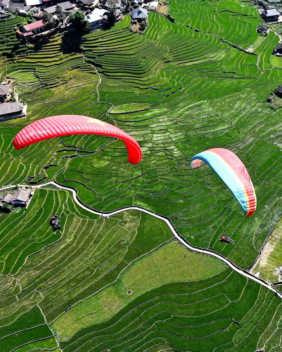 D&Ugrave; LƯỢN SAPA - Sapa Paragliding in Sapa Vietnam 1