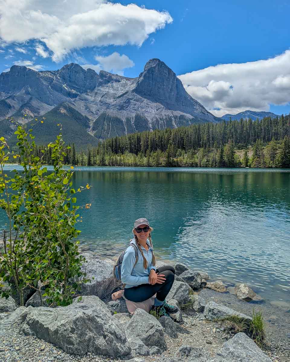 Rundle Forebay Reservoir in Canmore Canada (1)
