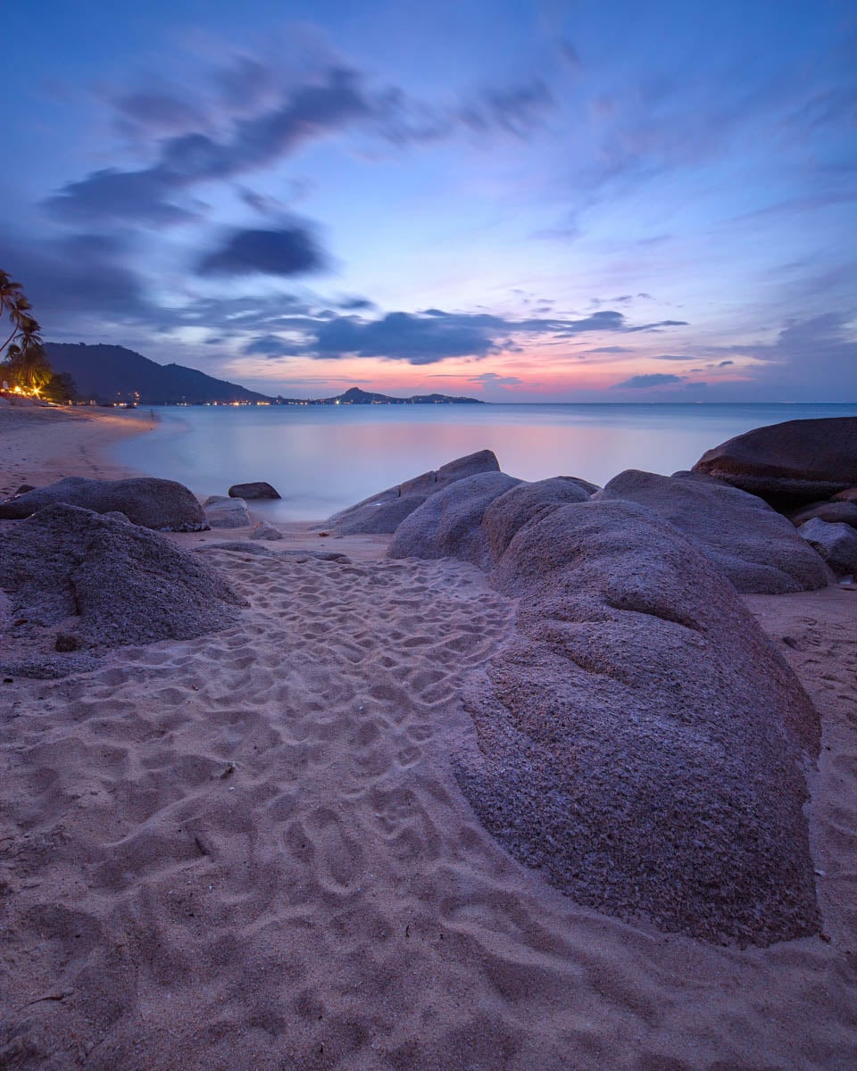 Sunrise at Lamai beach in Koh Samui Thailand (1)