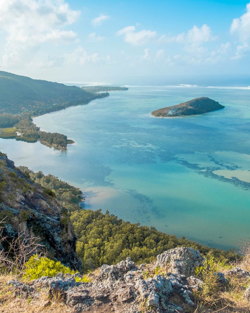The view from the top of Le Morne Brabant mountain on the south of Mauritius (2)