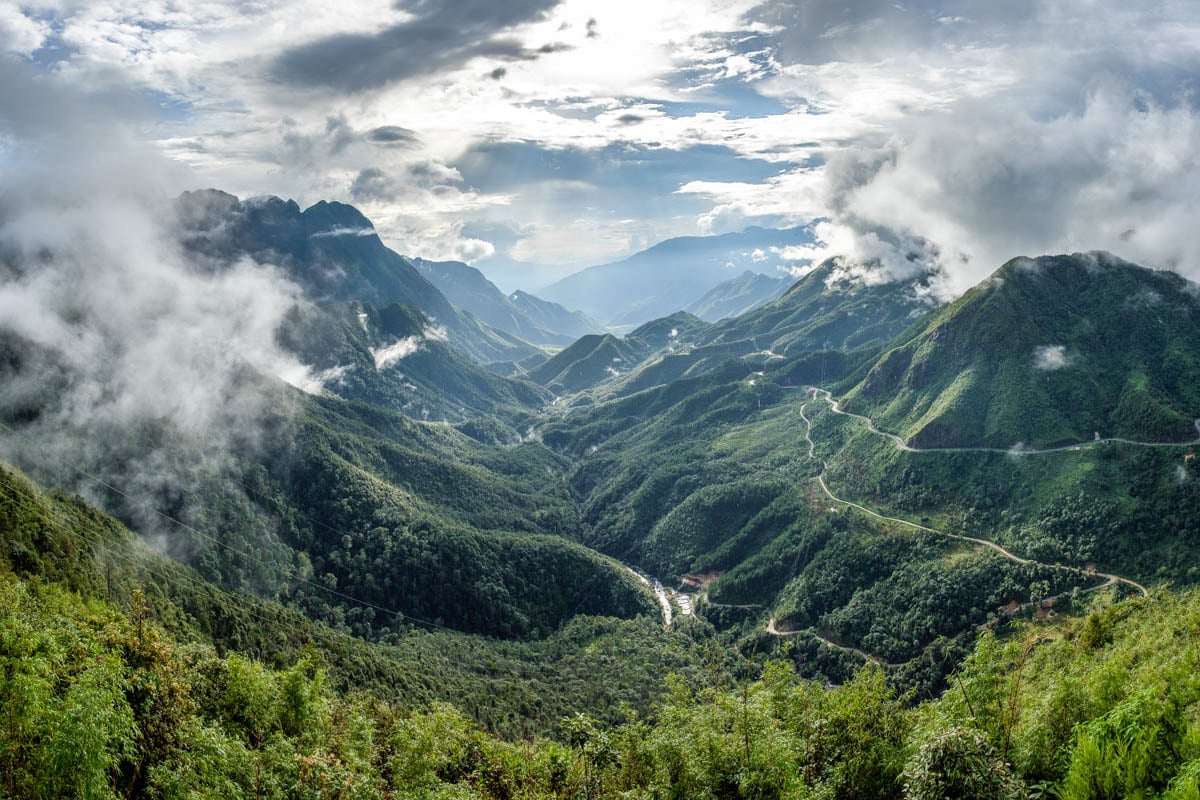 Tram Ton Pass in Sapa Vietnam