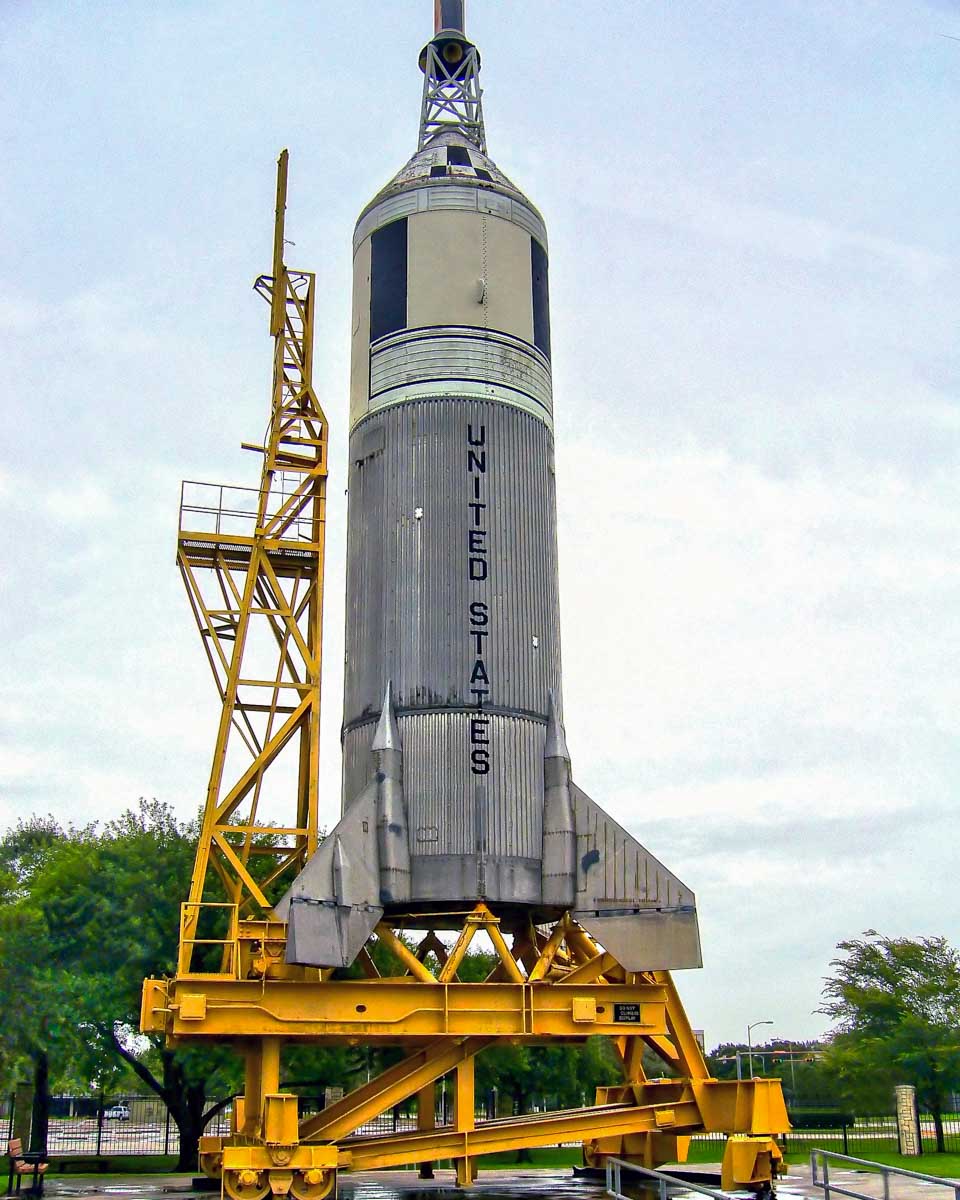 A rocket at Space Center Houston Texas 2