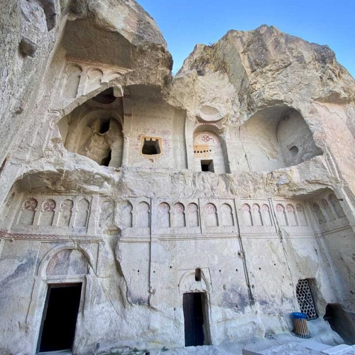 Ancient rock dwellings , Goreme, Cappadocia, Turkey