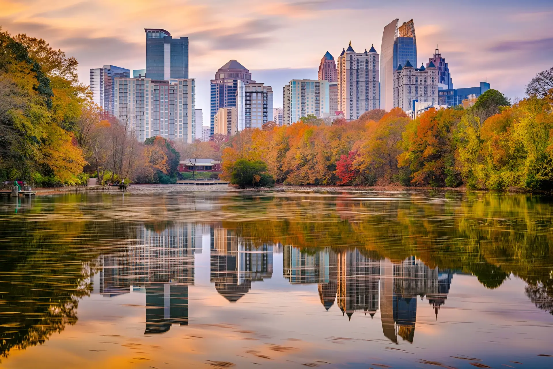 Atlanta, Georgia, USA Piedmont Park skyline