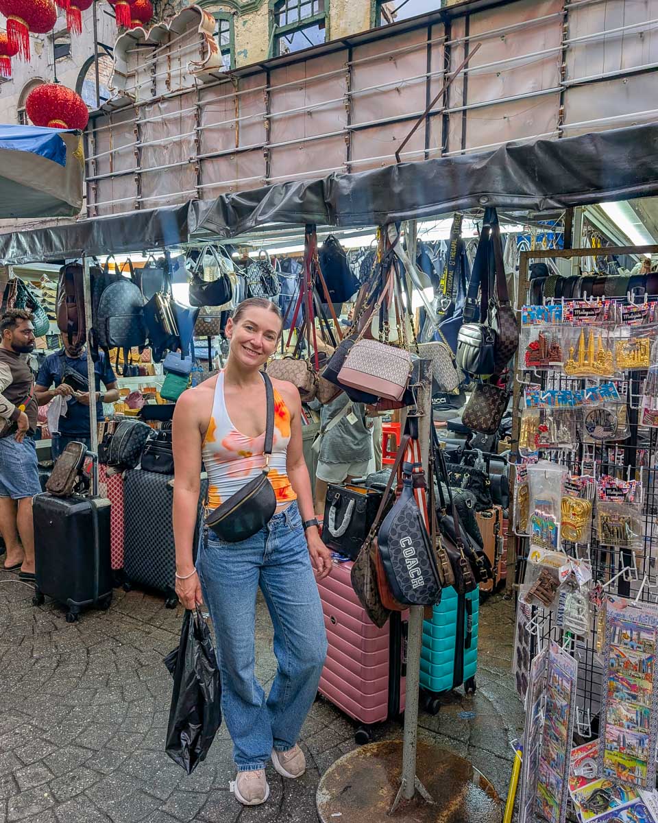 Bailey at Petaling Street Market in Kuala Lumpur Malaysia (1)