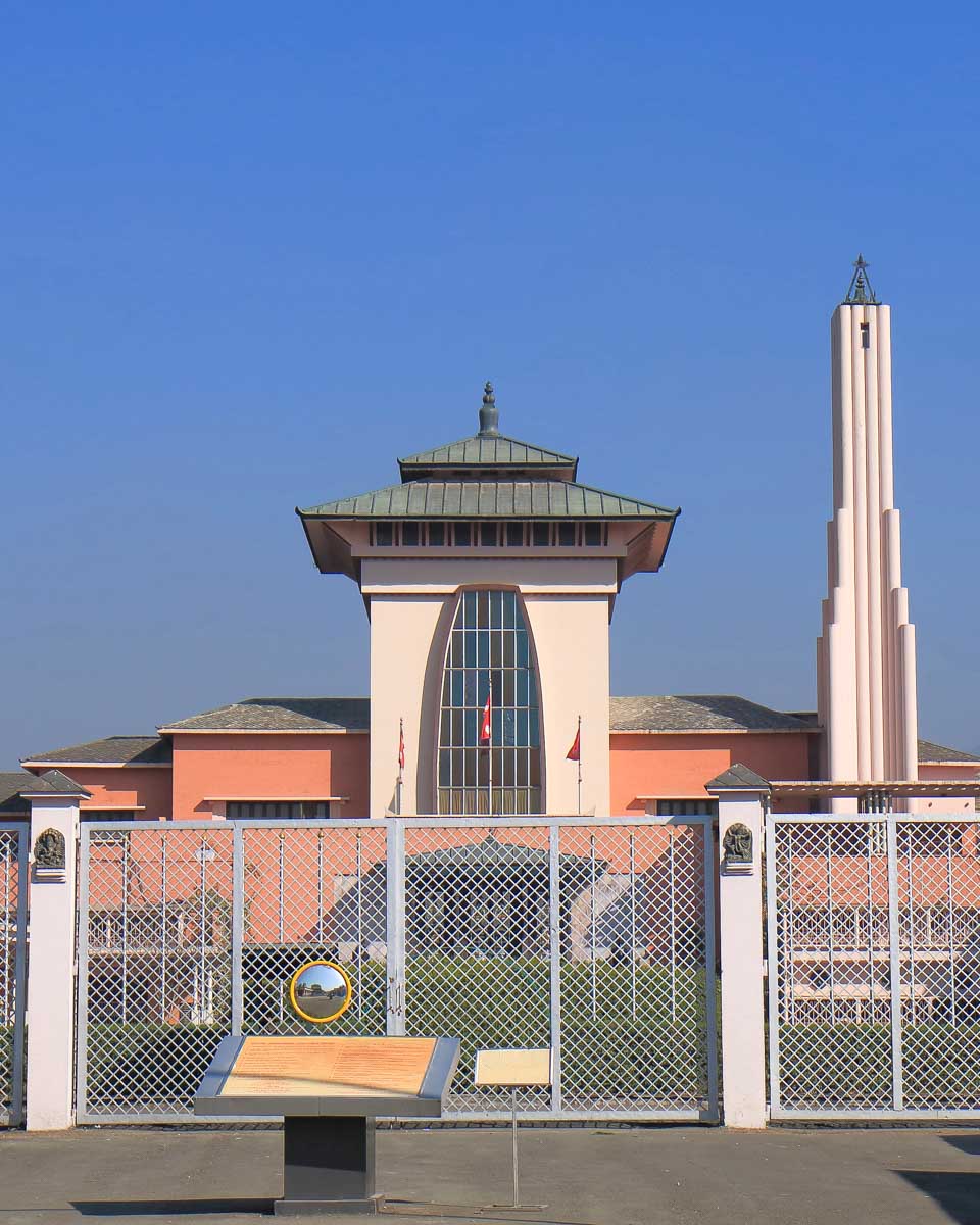 Historical architecture of Narayanhiti Palace in Kathmandu Nepal 3