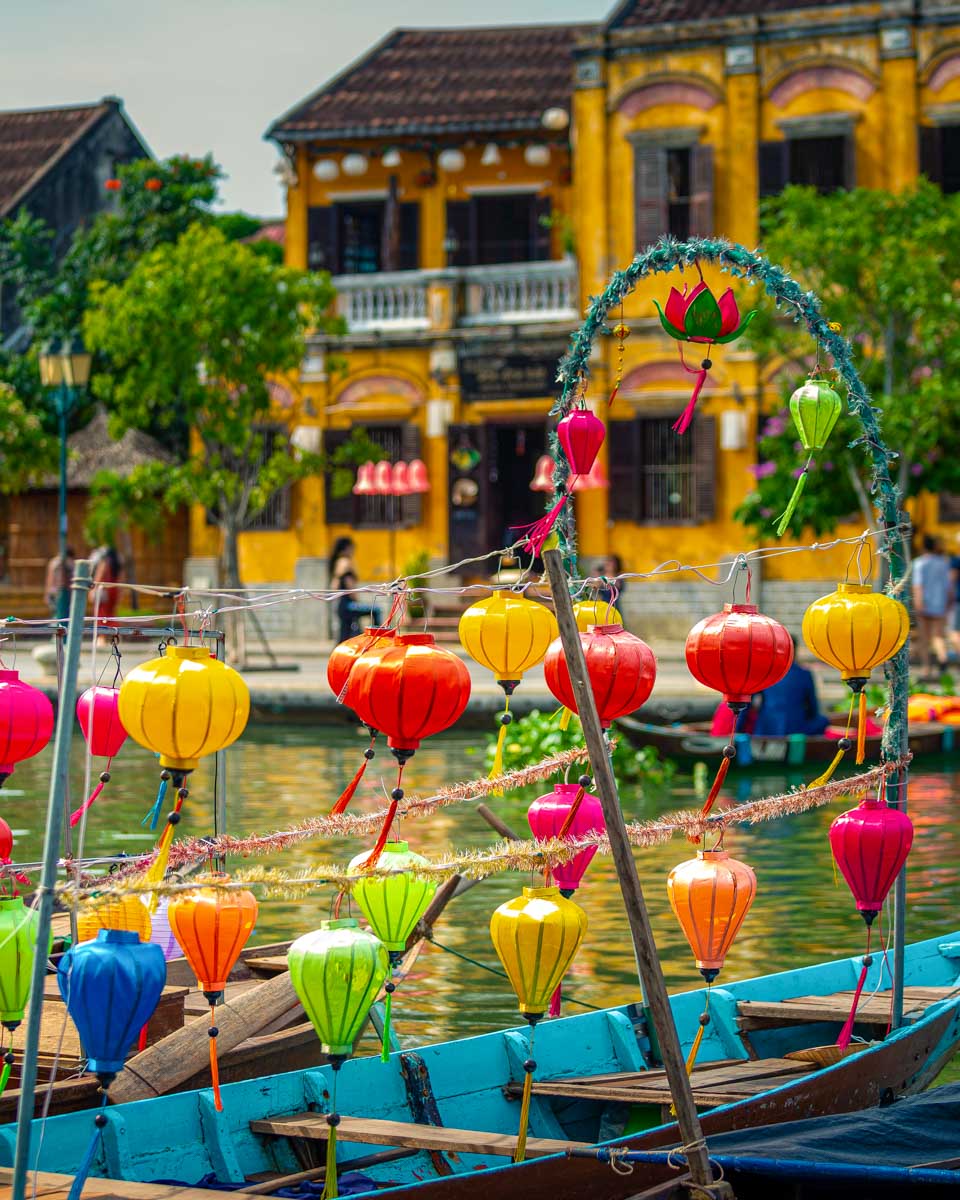 Hoi An Ancient Town and river in Hoi An Vietnam