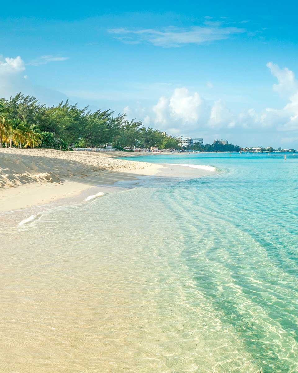 Looking at seven Mile Beach-in-Grand-Cayman