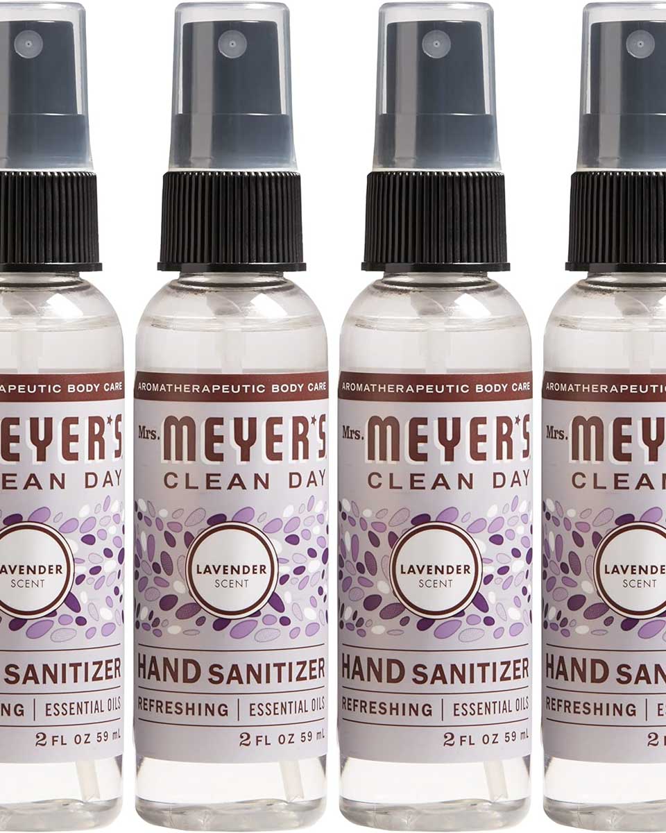 MRS. MEYER'S CLEAN DAY Antibacterial Hand Sanitizer Spray from Amazon