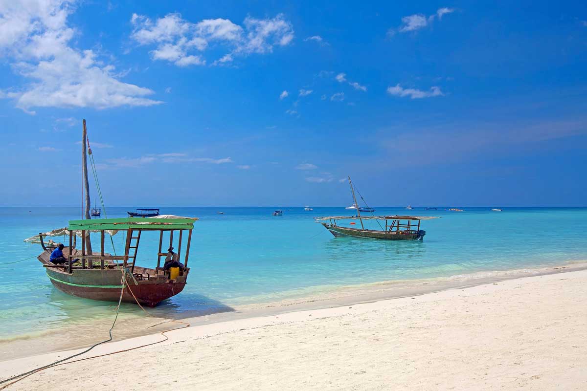 Nungwi beach seen in Nungwi Tanzania