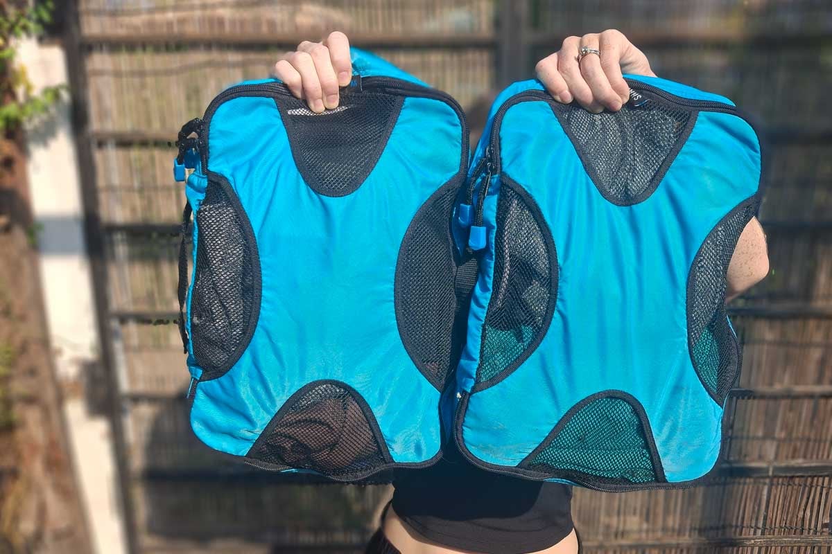 Packing cubes for packing list 1