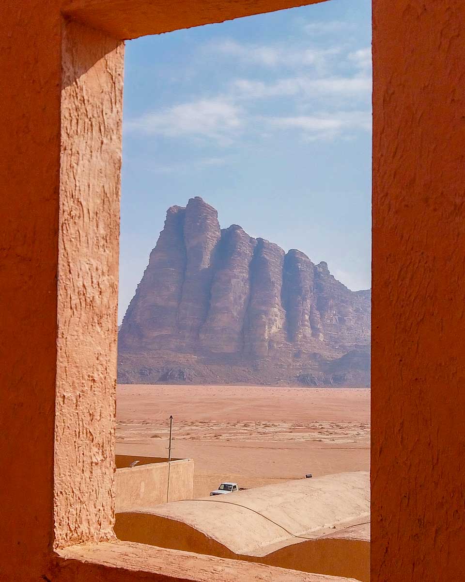 Seven Pillars of Wisdom near Wadi Rum