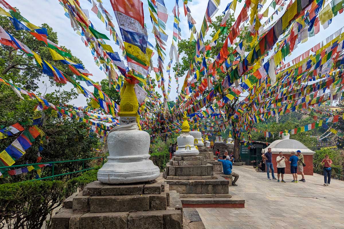 Swayambhunath Stupa Monkey Temple in Kathmandu Nepal (1)