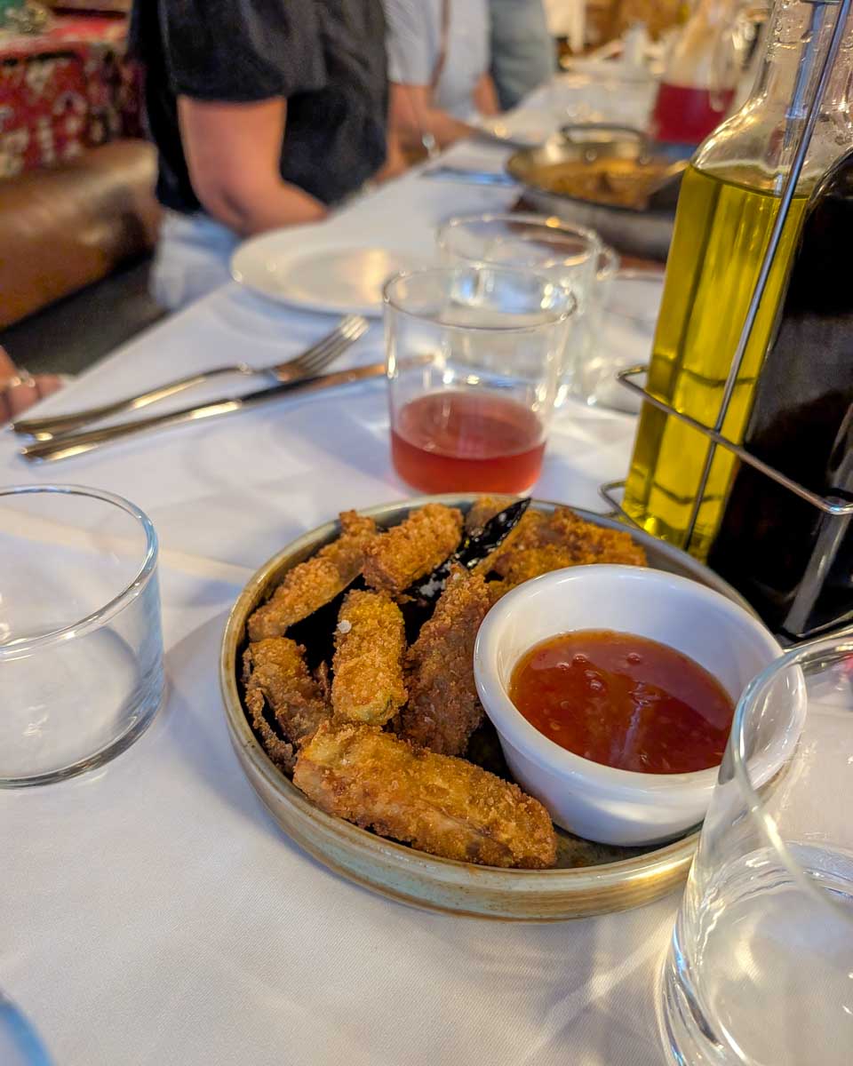 Tapas eaten at Colom Restaurant in Barcelona Spain 1 (1)