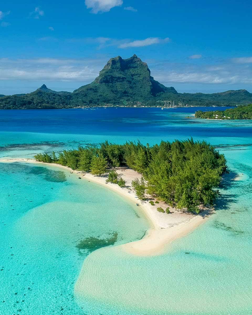 View of Bora Bora from drone (2)