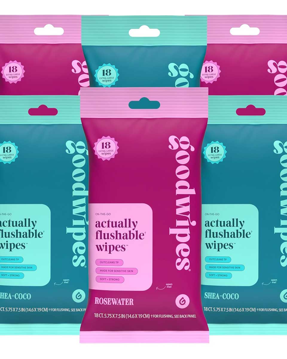 goodwipes Flushable Wipes from Amazon