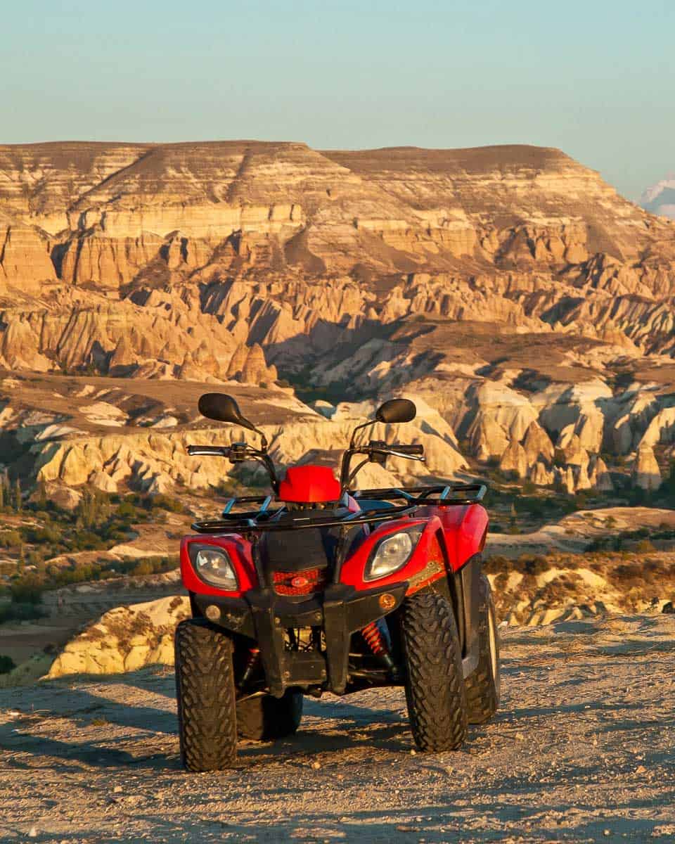 ATV in a canyon of Cappadocia Turkey (2)