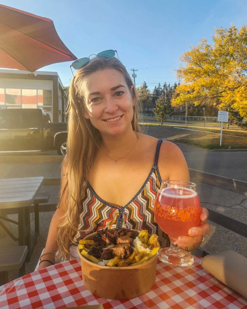 Bailey-drinks-a-beer-in Austin Texas