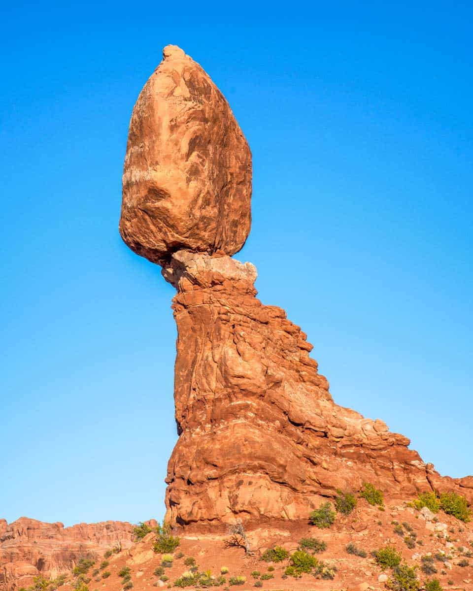 Balancing Rock in Arches National Park in Moab Utah