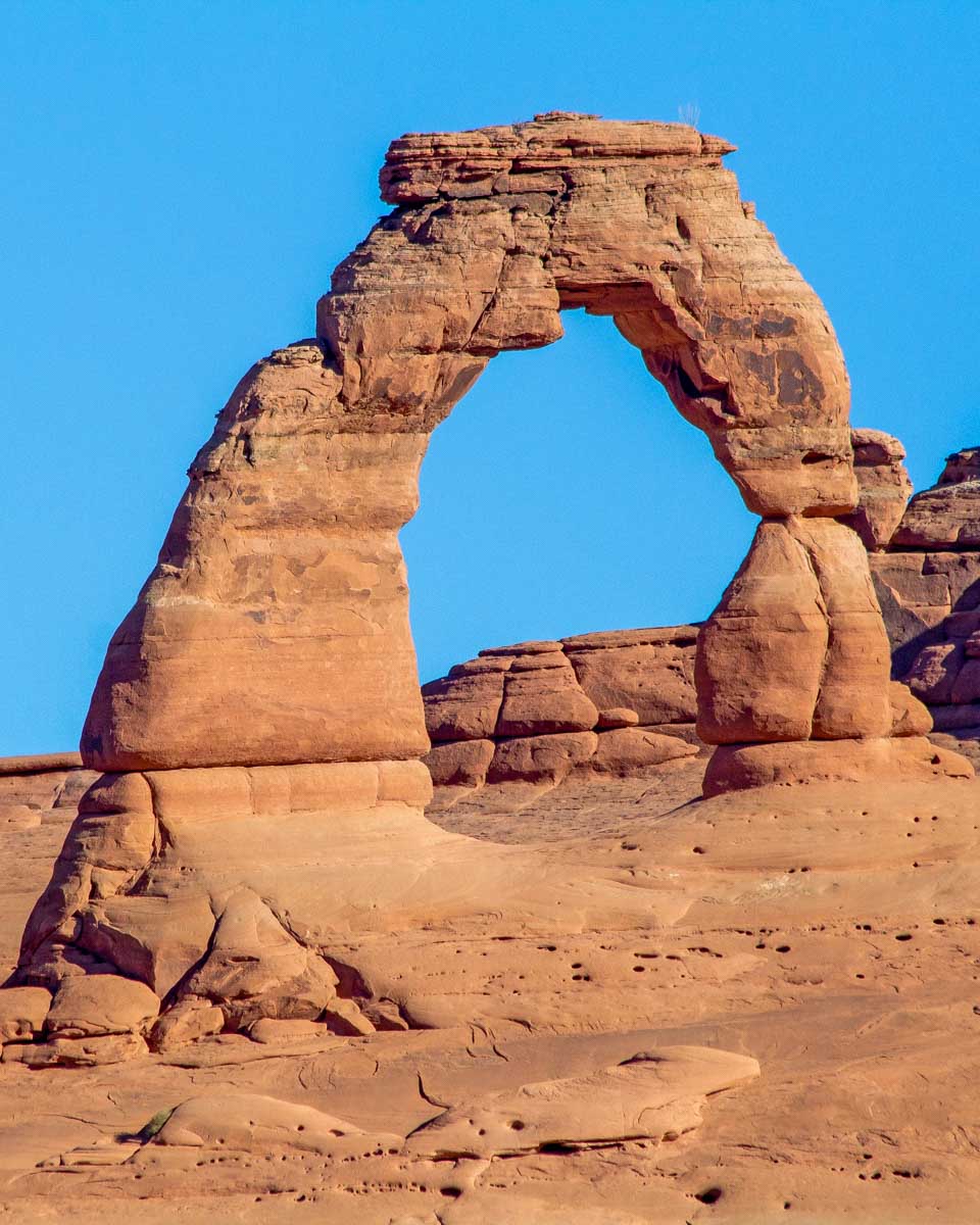 Delicate Arch in Arches National Park in Moab Utah