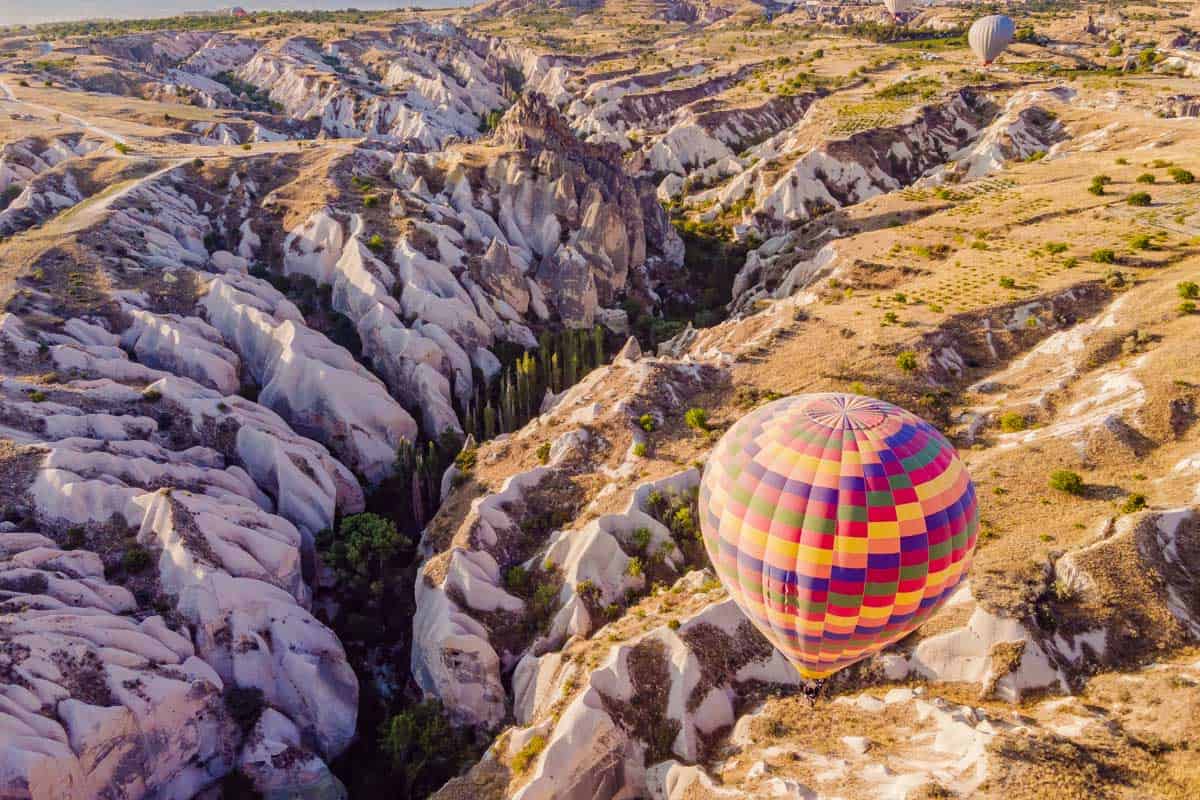 Hot air balloons at sunrise in Cappadocia Turkey 1 (4)