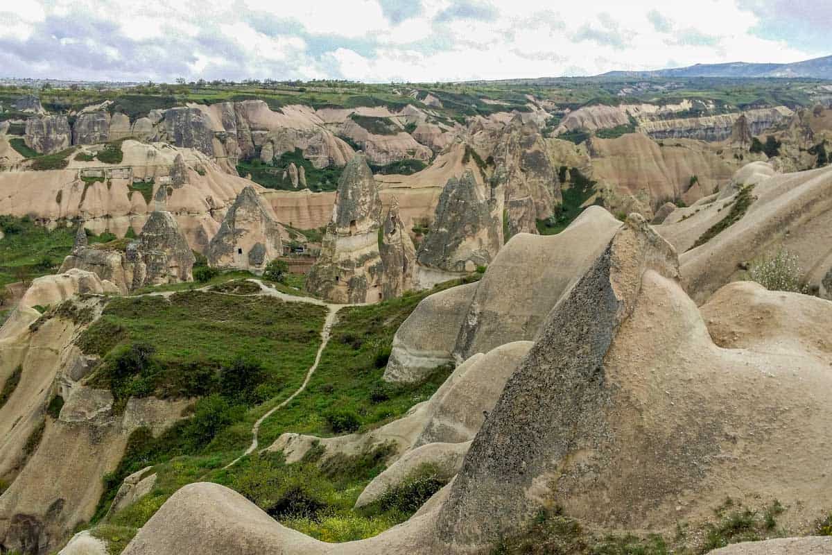Love Valley in Cappadocia Turkey
