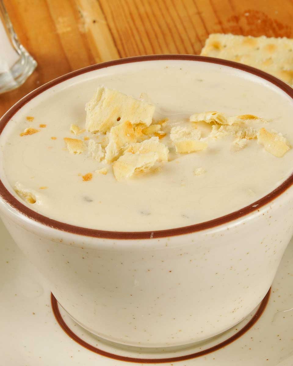 A-cup-of-chowder-in-Newport Rhode Island