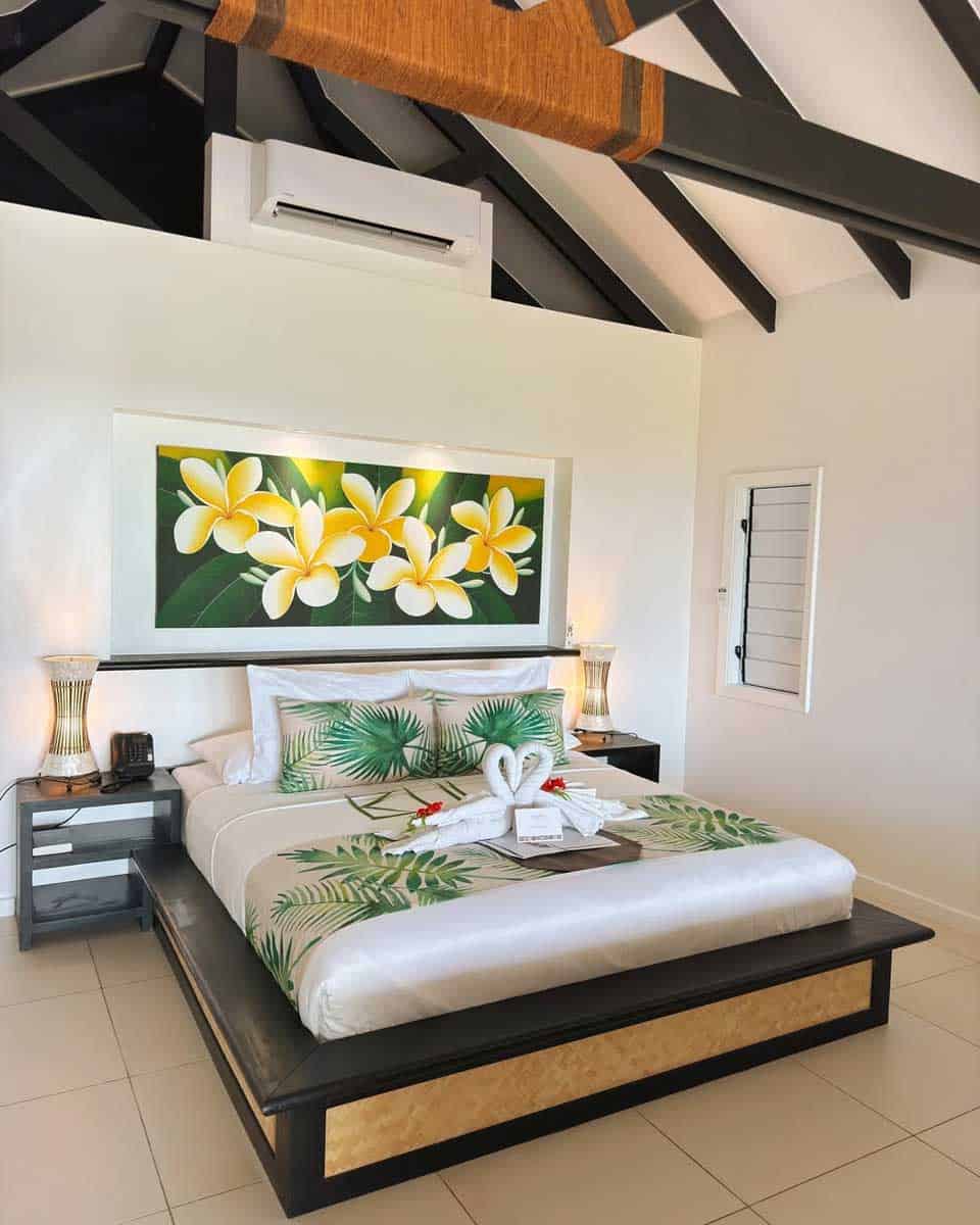 A hotel room at Lomani Island Resort & Spa