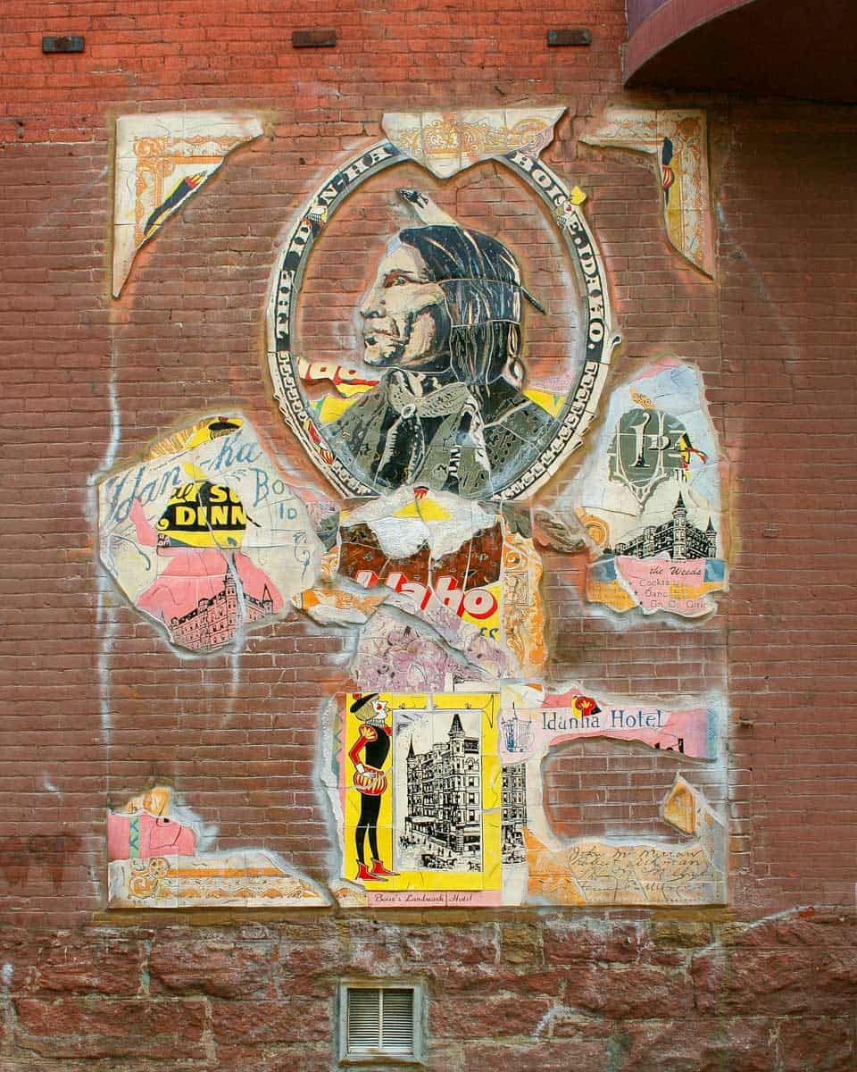 A mural seen in Asheville North Carolina