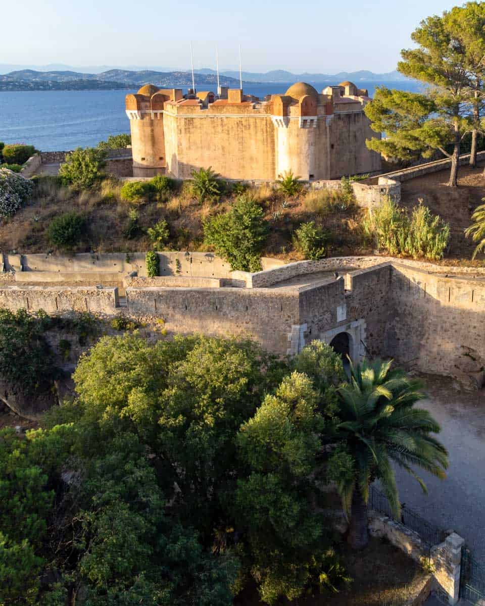 Aerial view of Citadel of Saint-Tropez