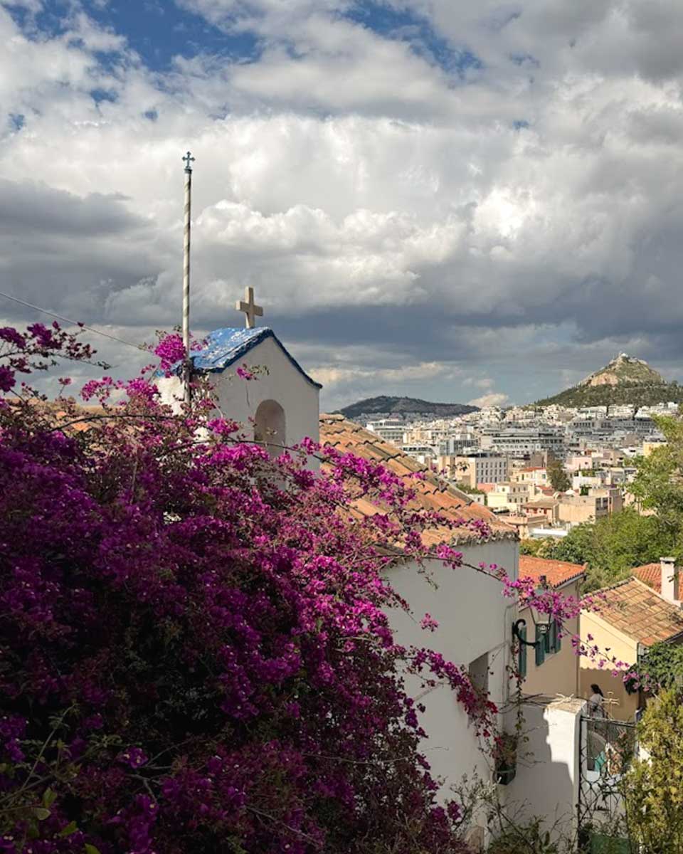 Anafiotika in Athens Greece on Hannah trip