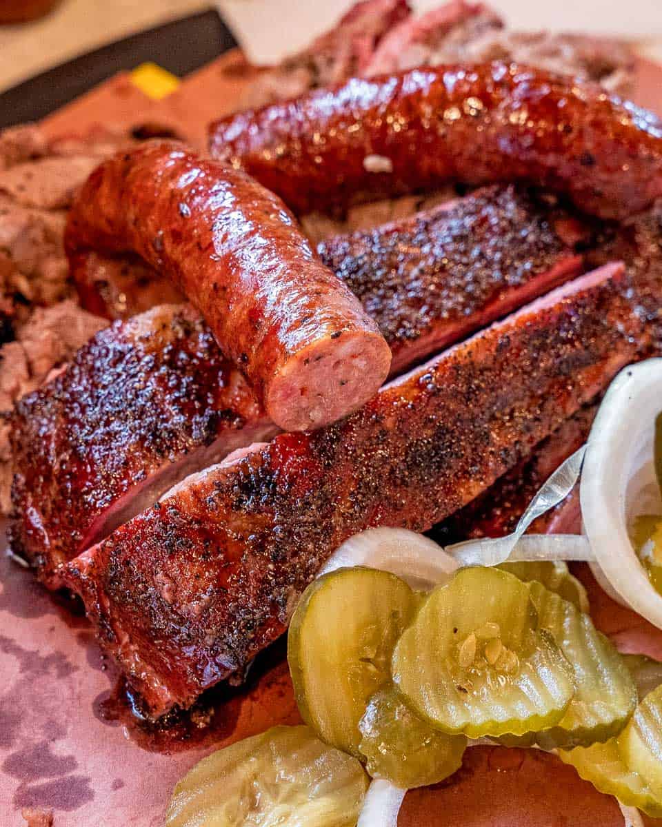 BBQ eaten in Asheville North Carolina