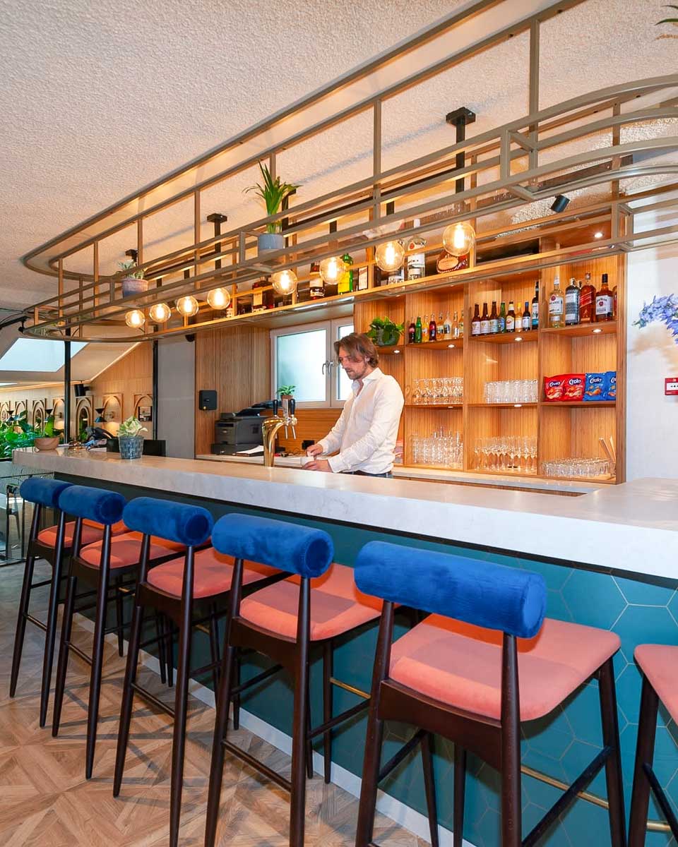 Bar area in Hotel Nicolaas Witsen Amsterdam