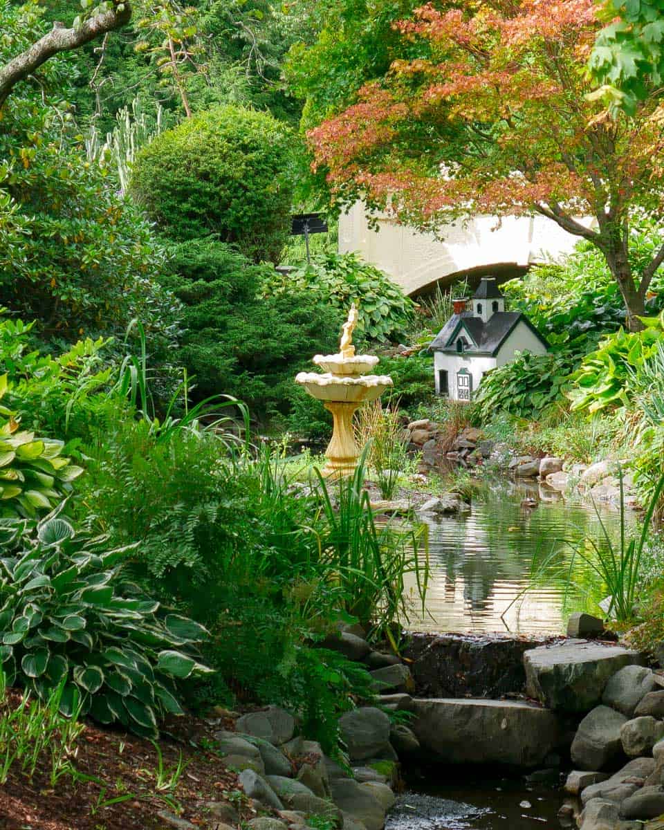 Beautiful day at the Halifax Public Gardens in Halifax Nova Scotia