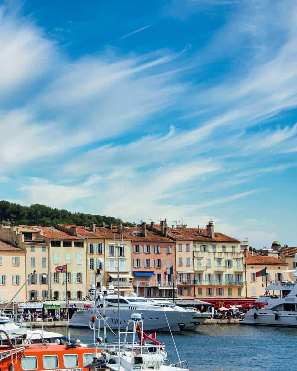 Boats in Vieux Port in St Tropez