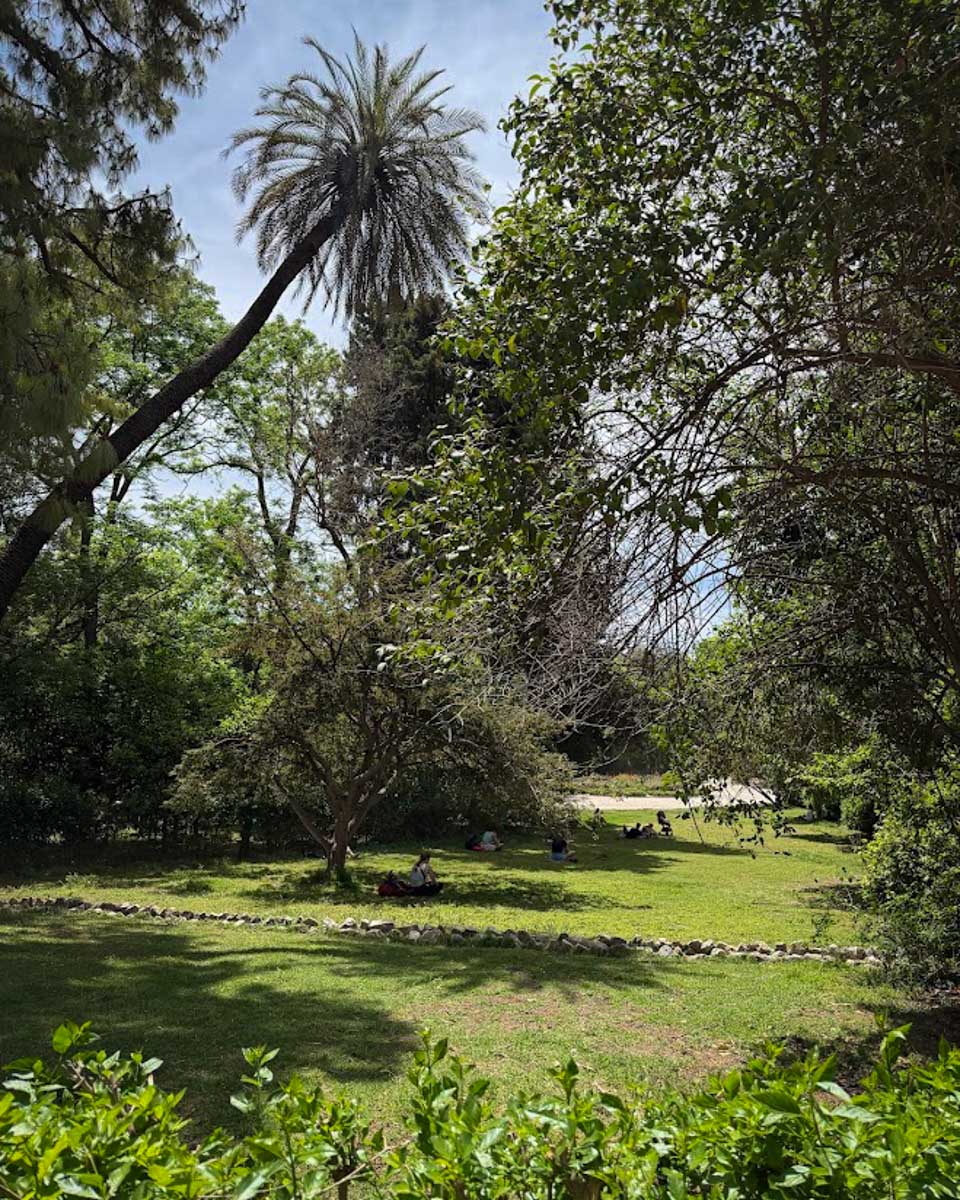 Botanical Garden in the National Gardens in Athens Greece on Hannah trip 1