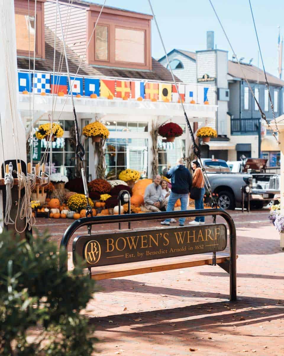 Bowen's Wharf in Newport Rhode Island