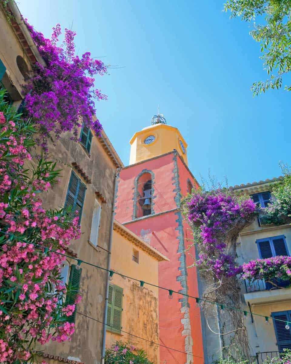 Clock Tower in Old Town St Tropez
