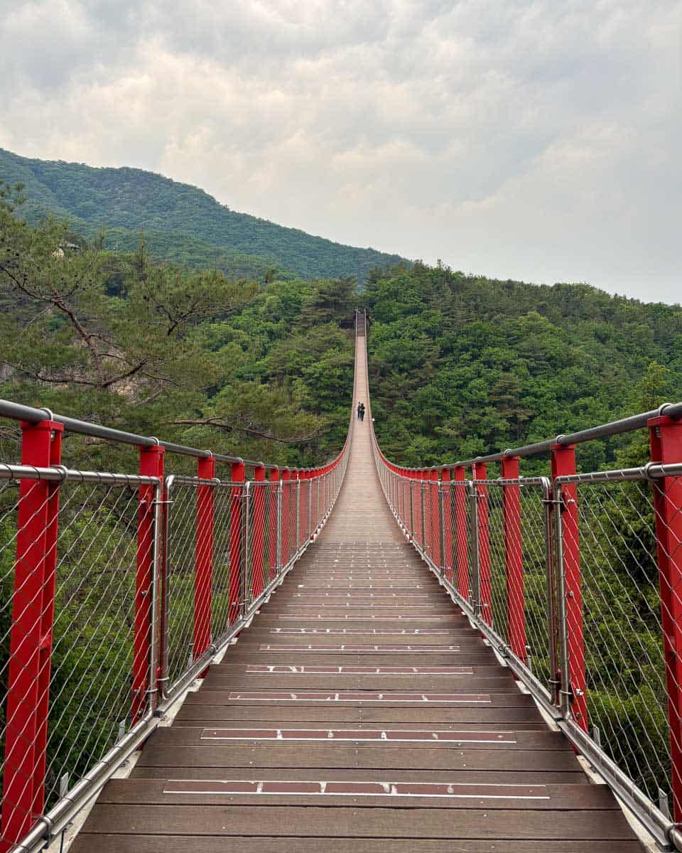 Gamaksan Suspension Bridge on a DMZ tour from Seoul South Korea (2)