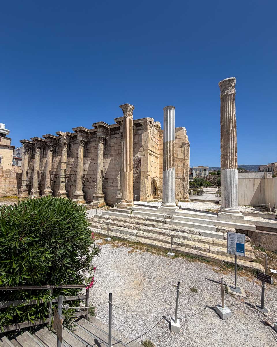 Hadrian's Library in Athens Greece on Hannah trip 3