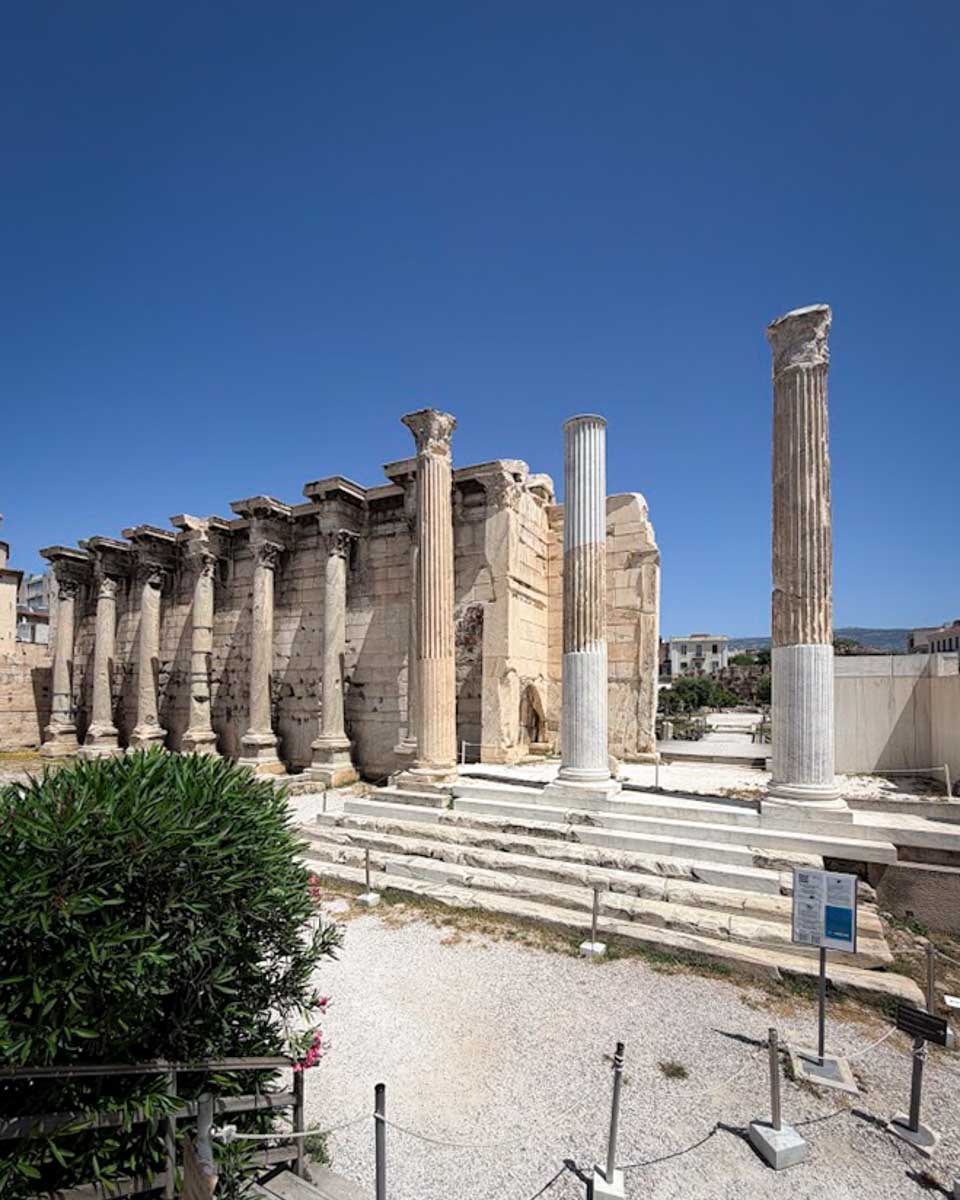 Hadrian's Library in Athens Greece on Hannah trip