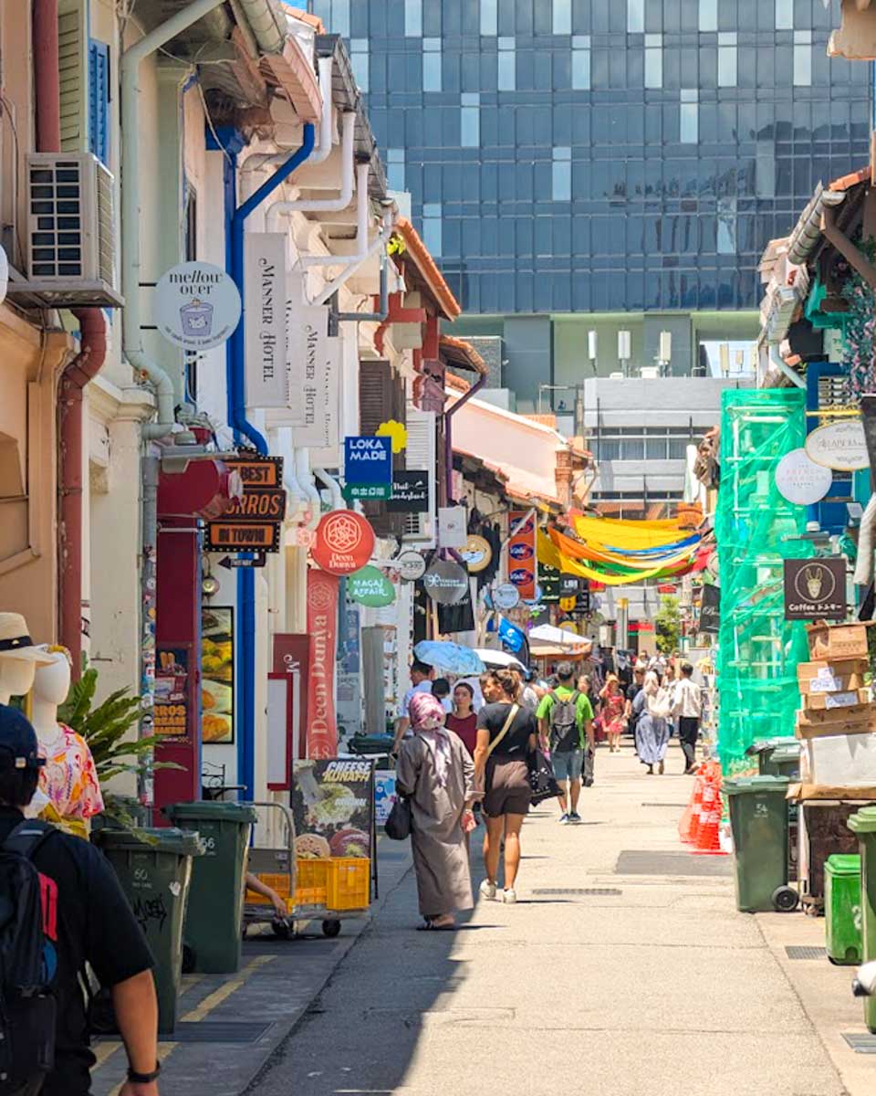 Haji Lane in Singapore on Bailey and Daiel trip