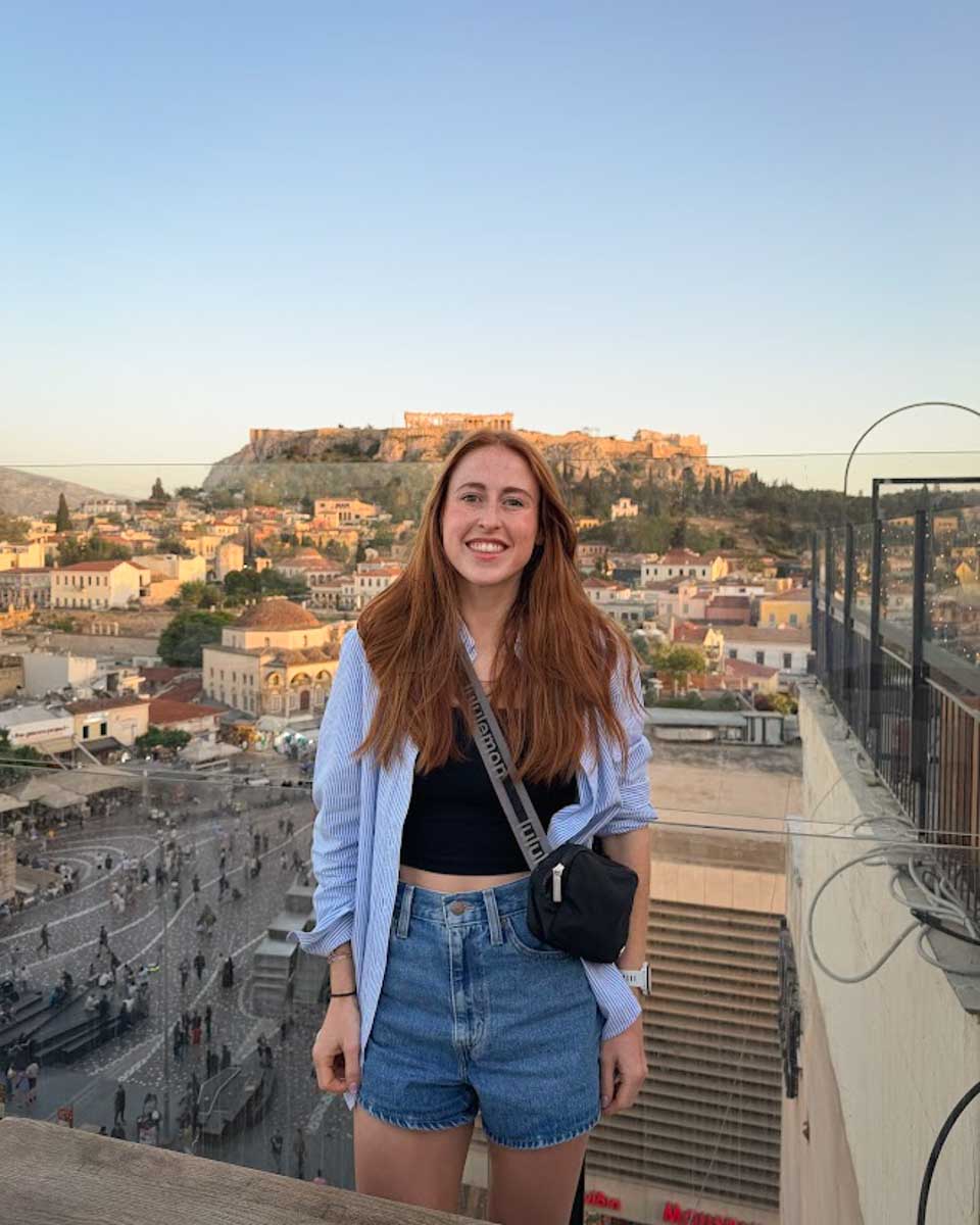 Hannah at Attic Urban Rooftop in Athens Greece