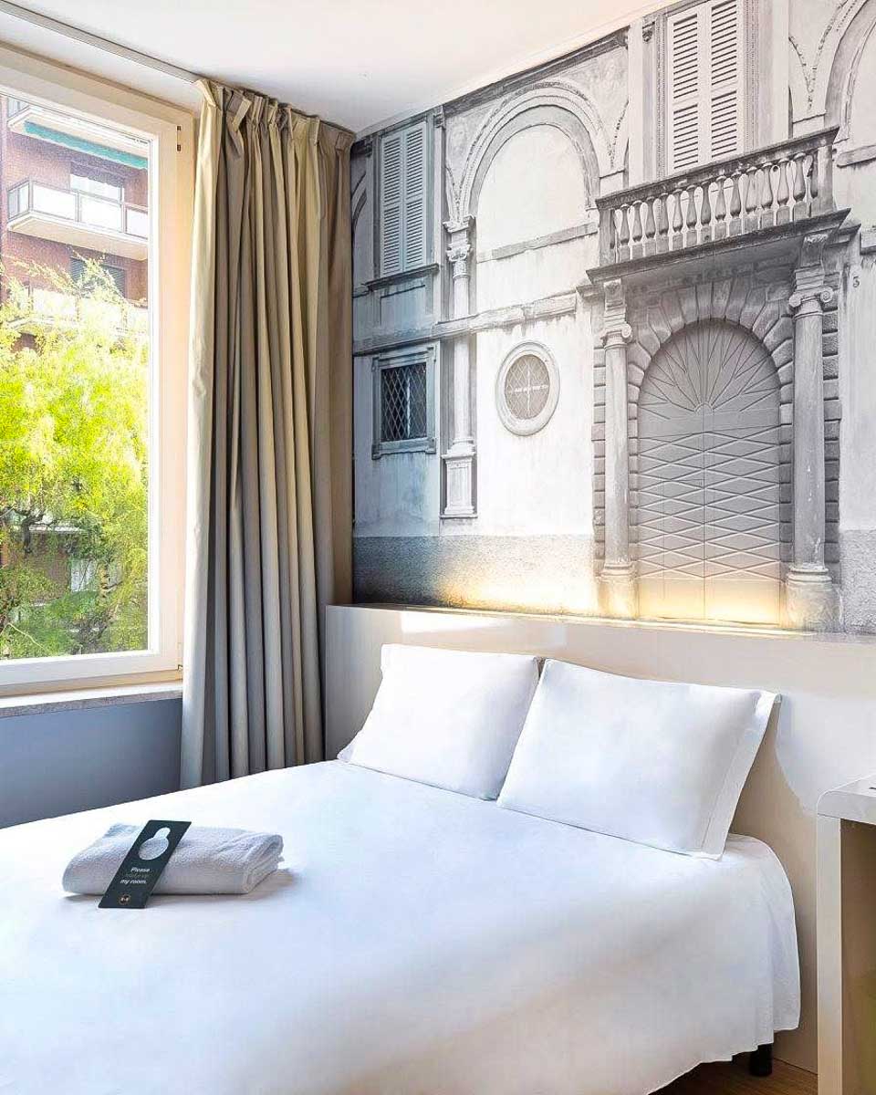 Hotel room at B&B Hotel Bergamo City