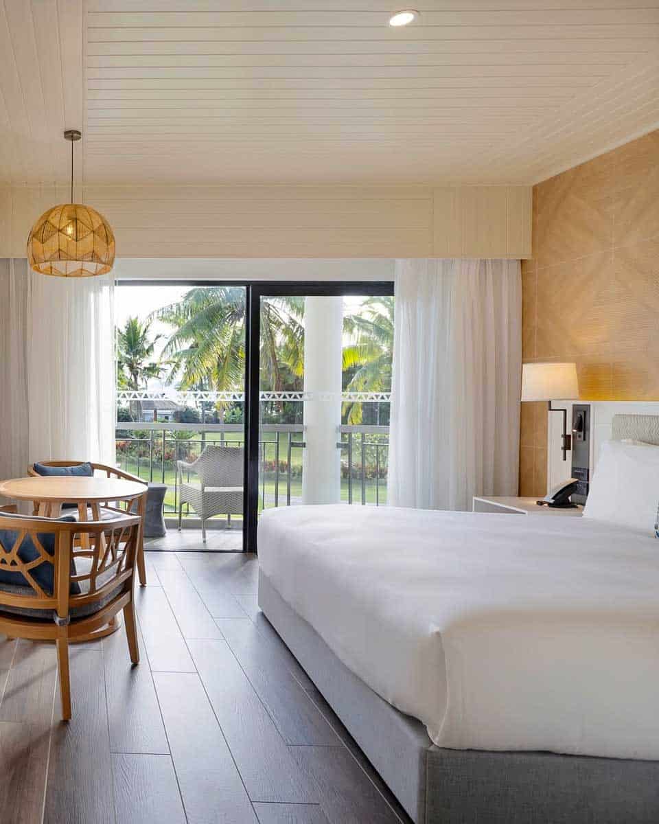 Hotel room at the Sofitel Fiji Resort & Spa