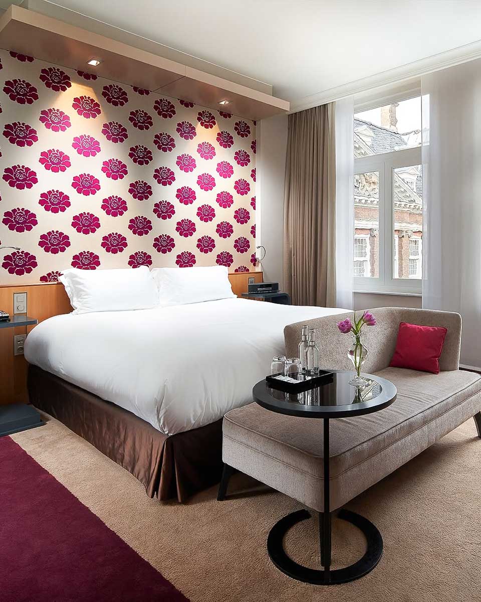 Hotel room at the Sofitel Legend The Grand Amsterdam hotel