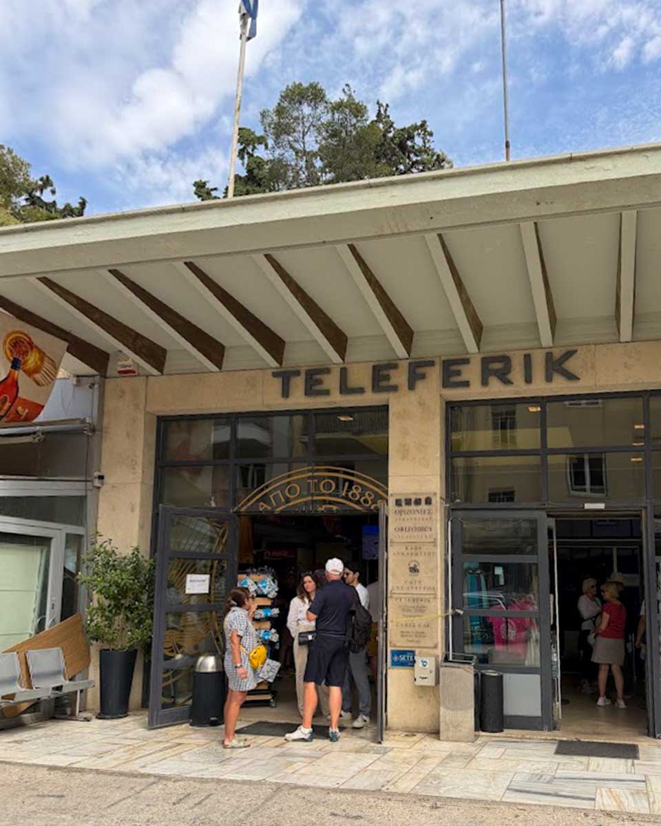 Lycabettus Funicular in Athens, Greece